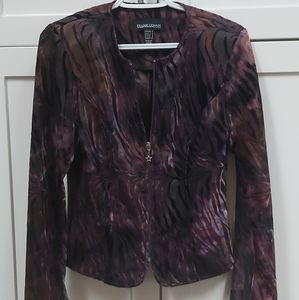 Frank Lyman Designs velvet jacket